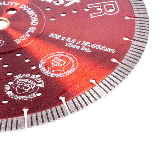 OX Diamond Blade Guaranteed to cut all Construction Products and Fast Cutting