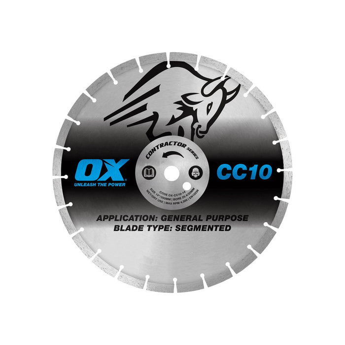 OX 350mm Contractor Segmented Diamond Blade For General Purpose