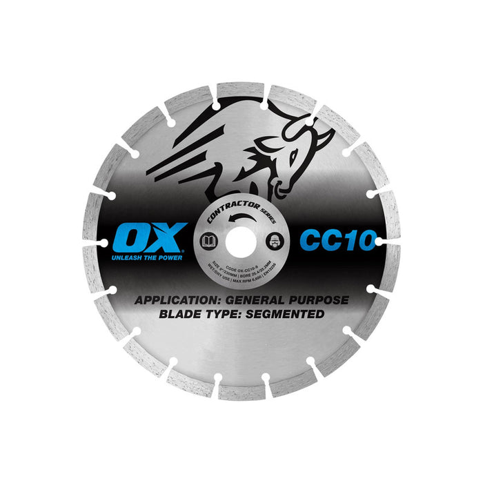 OX 400mm Contractor Segmented Diamond Blade For General Purpose