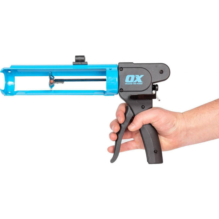 OX Tools 10OZ 7:1 Thrust Ratio Pro Rodless Caulking Gun OX-P044910