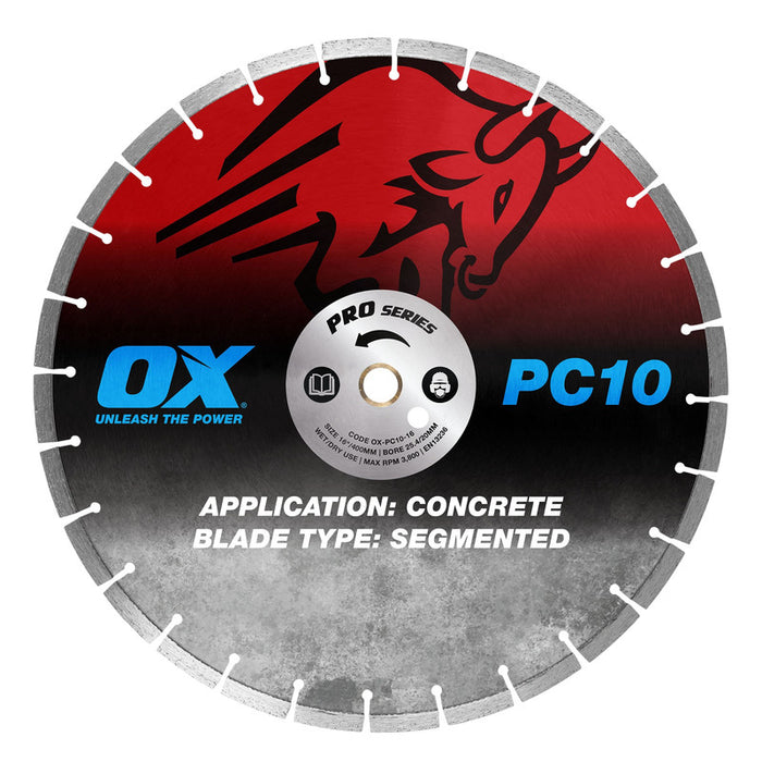 OX Pro PC10 Segmented Diamond Blade