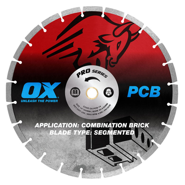 OX Professional PCB 14 Bench Saw Diamond Blade - Combination