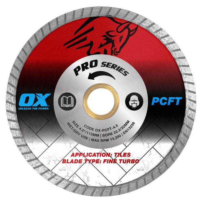 OX Pro Fine Turbo Diamond Blade