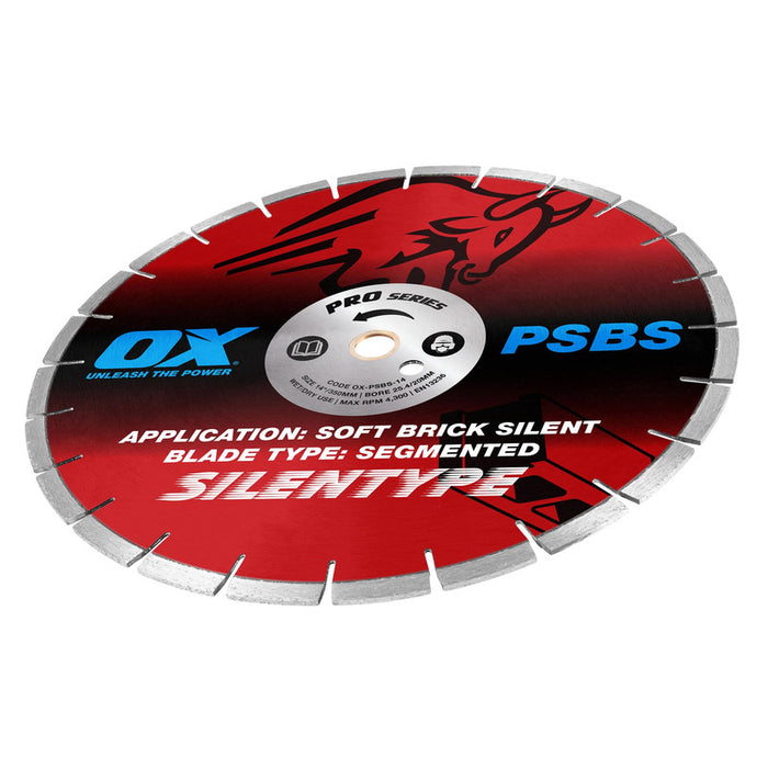 OX Professional PSBS Silent Diamond Blade - Soft Brick