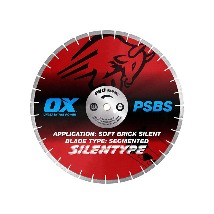 OX Professional PSBS Silent Diamond Blade - Soft Brick