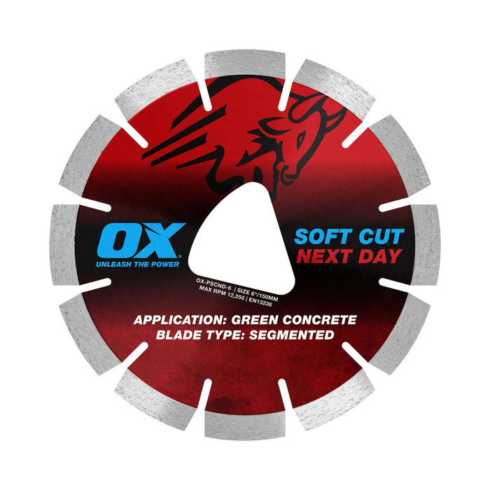 OX Pro 6" Soft Cut Next Day Diamond Blade