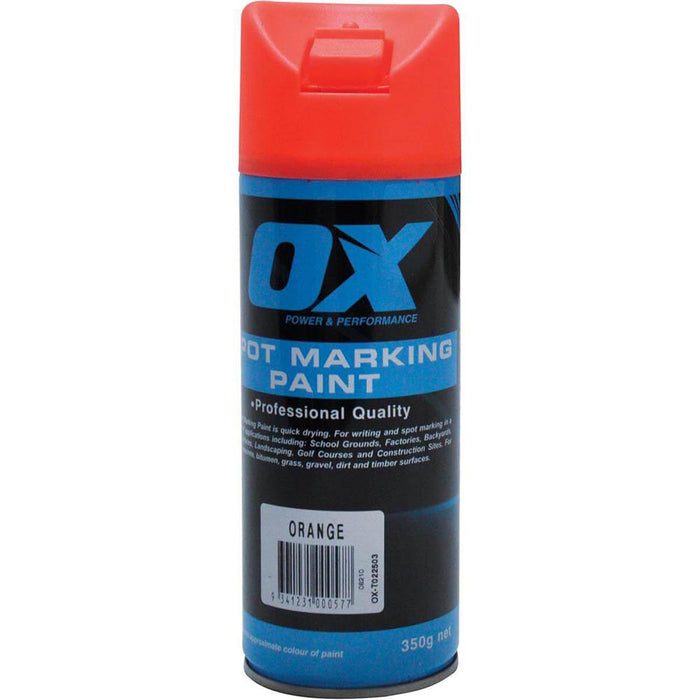 OX Trade Fluro Spot Marking Paint, 12pk