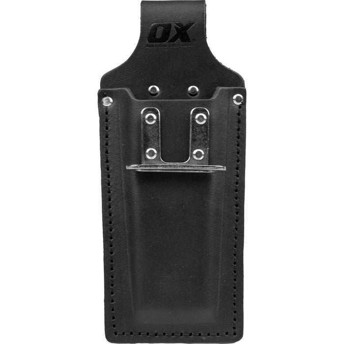 OX Trade Black Leather Dual Chisel & Hammer Holder