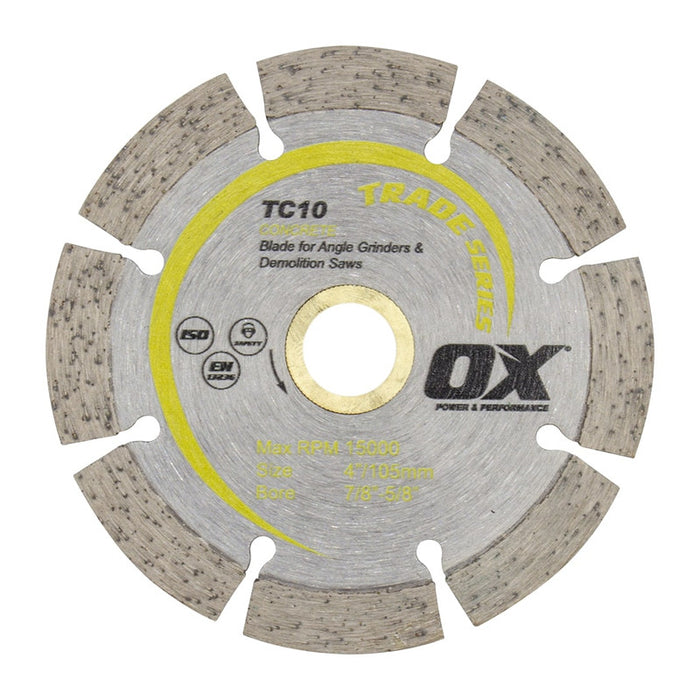 OX Premium Turbo Segmented Blade For Concrete/General Purpose