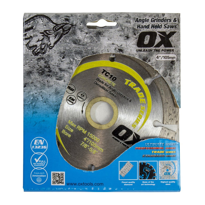 OX Premium Turbo Segmented Blade For Concrete/General Purpose