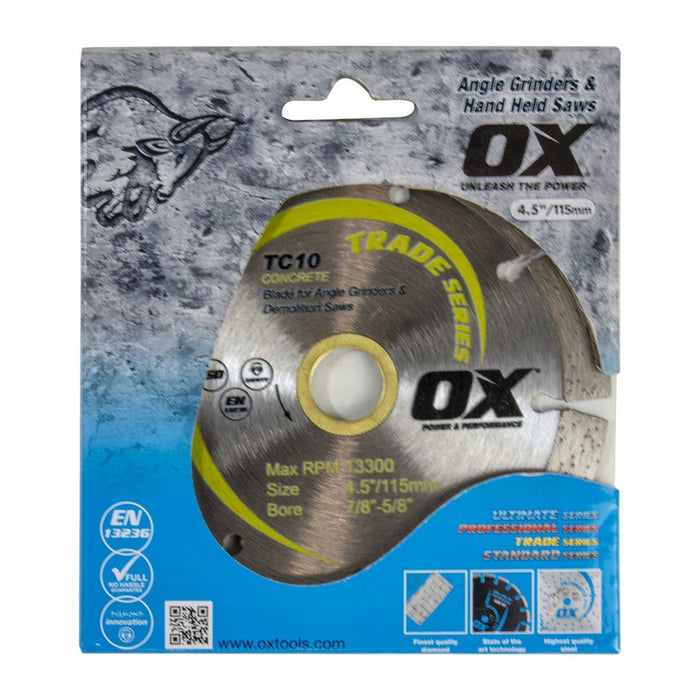 OX Premium Turbo Segmented Blade For Concrete/General Purpose