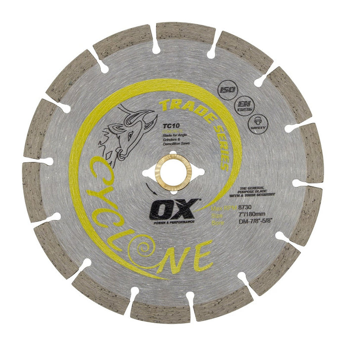 OX Premium Turbo Segmented Blade For Concrete/General Purpose