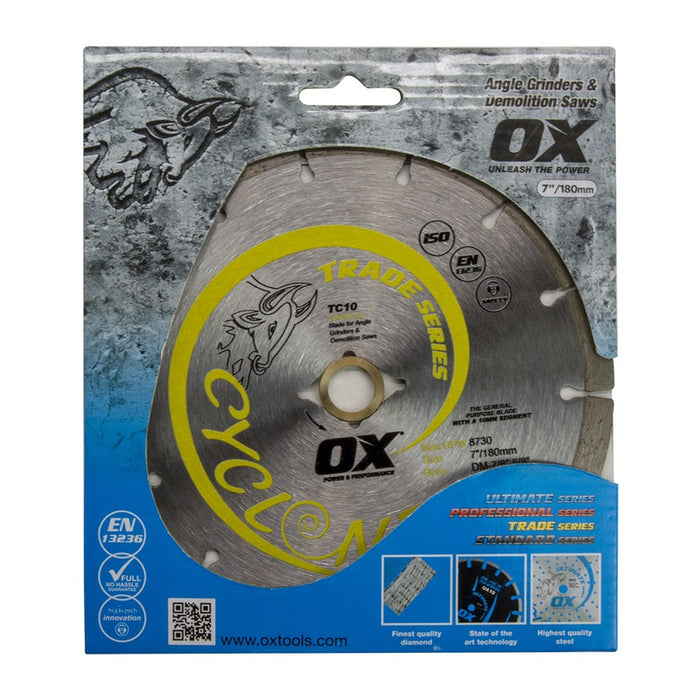 OX Premium Turbo Segmented Blade For Concrete/General Purpose