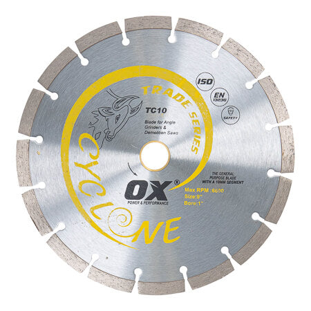 OX Premium Turbo Segmented Blade For Concrete/General Purpose