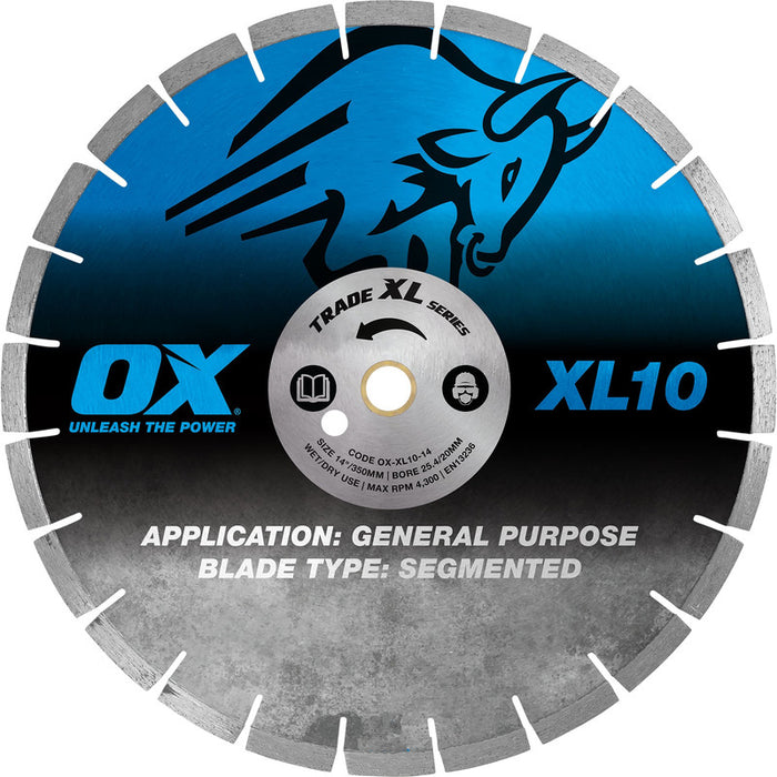 OX Trade XL-10 Segmented Diamond Blade - General Purpose