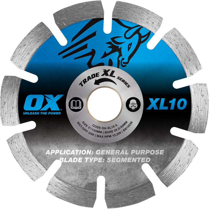 OX Trade XL-10 Segmented Diamond Blade - General Purpose