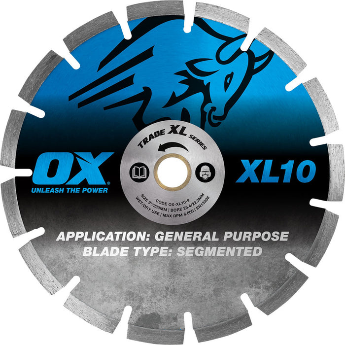 OX Trade XL-10 Segmented Diamond Blade - General Purpose