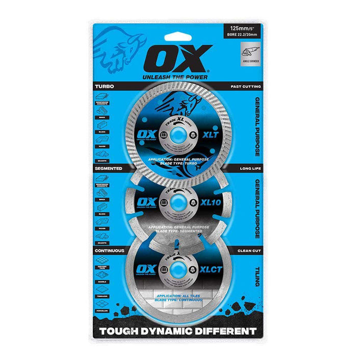 OX Trade 125mm/5 XL Diamond Blade 3 Pack