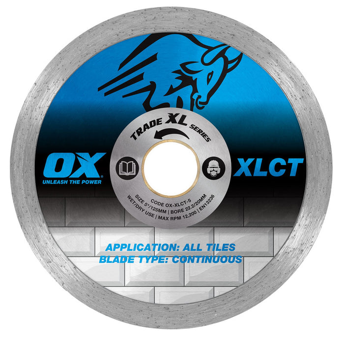 OX Trade XL Continuous Diamond Blade - Ceramic Tiles