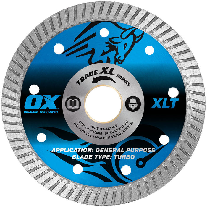 OX Trade XL Turbo Diamond Blade - General Purpose