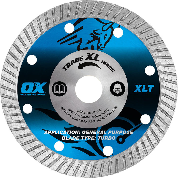 OX Trade XL Turbo Diamond Blade - General Purpose