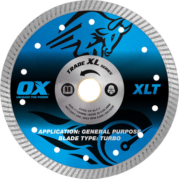 OX Trade XL Turbo Diamond Blade - General Purpose