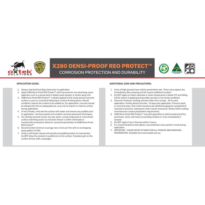 Oxtek Densi Proof Reo Protect 15 Litre X280-15