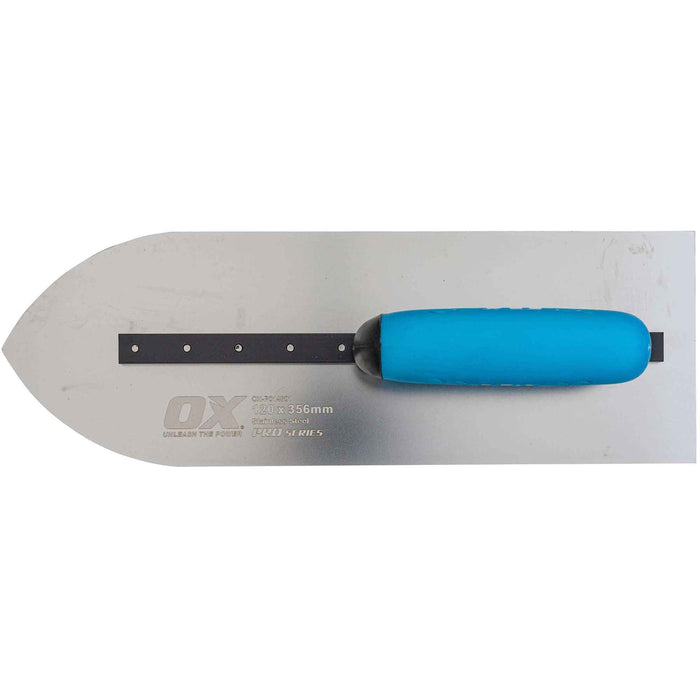 OX Professional S/S Pointed Finishing Trowel