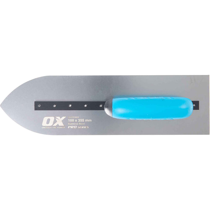 OX Professional S/S Pointed Finishing Trowel