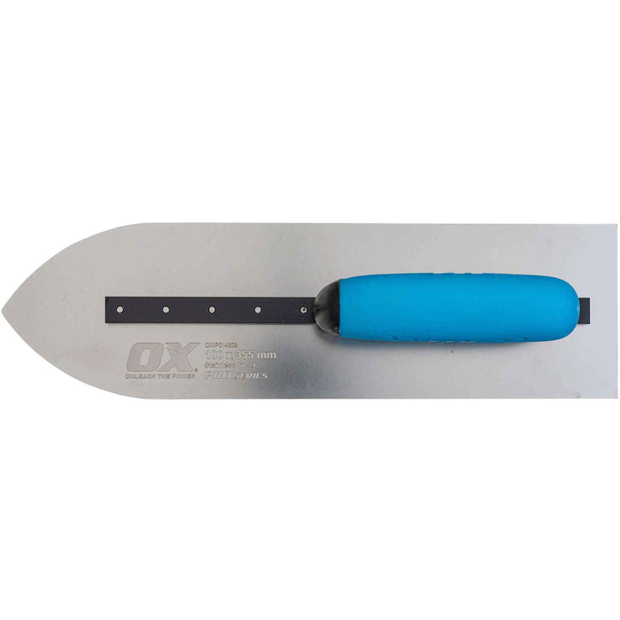 OX Professional S/S Pointed Finishing Trowel