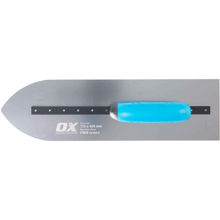 OX Professional S/S Pointed Finishing Trowel