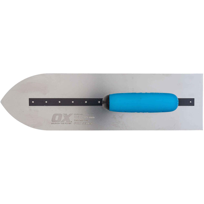 OX Professional S/S Pointed Finishing Trowel