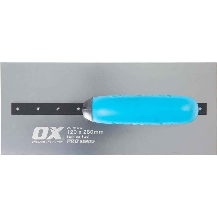 OX Square Finishing Trowel - DURAGRIP Handle