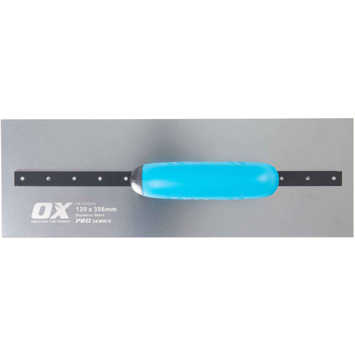 OX Square Finishing Trowel - DURAGRIP Handle