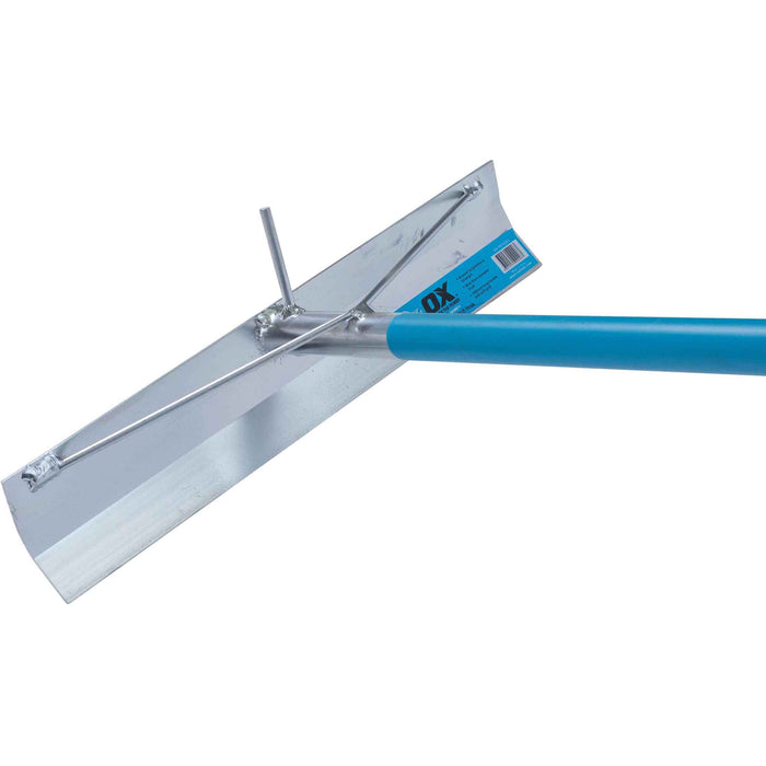 OX Professional Aluminium Concrete Rake with hook