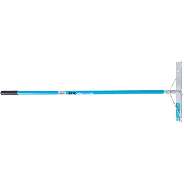 OX Professional Aluminium Concrete Rake with hook