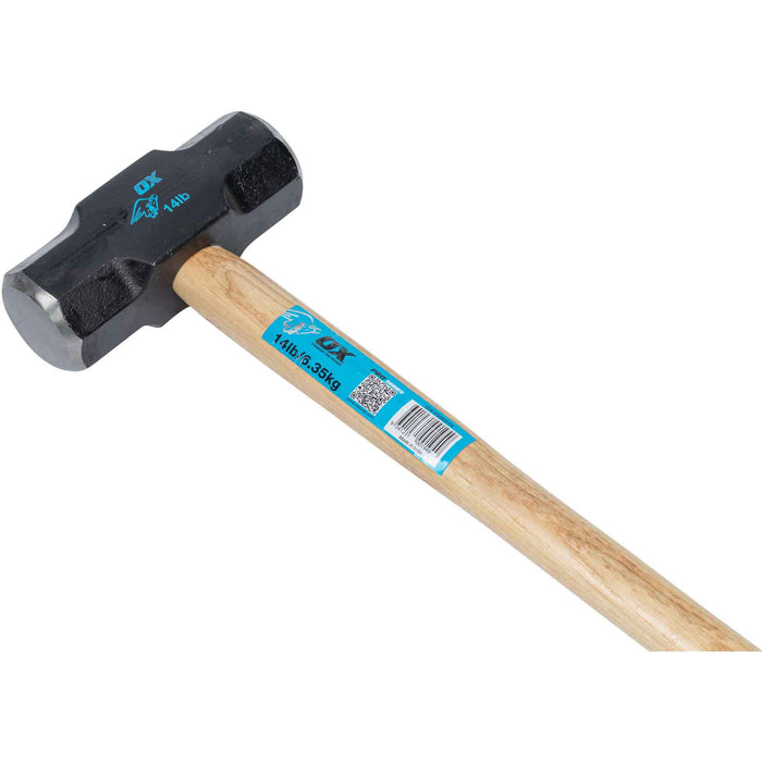 OX Professional Sledge Hammer, Wooden Handle