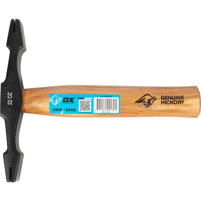 OX Professional 22oz Double Ended Scutch Hammer-wooden hdl