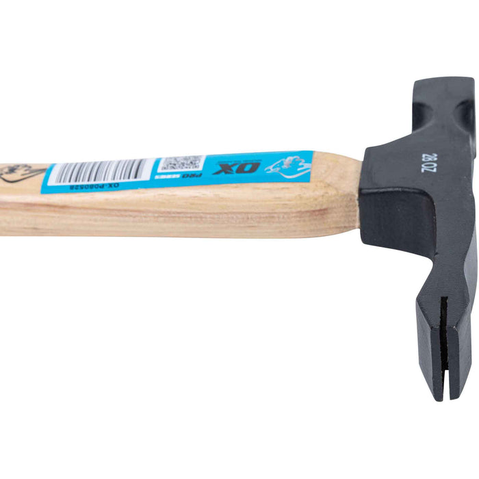 OX Professional 28oz Single Ended Scutch Hammer-wooden hdl