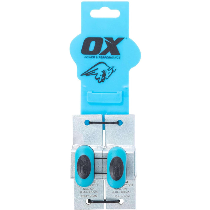 OX Professional Top Steady Nail-On (Veneer) Clamp Set