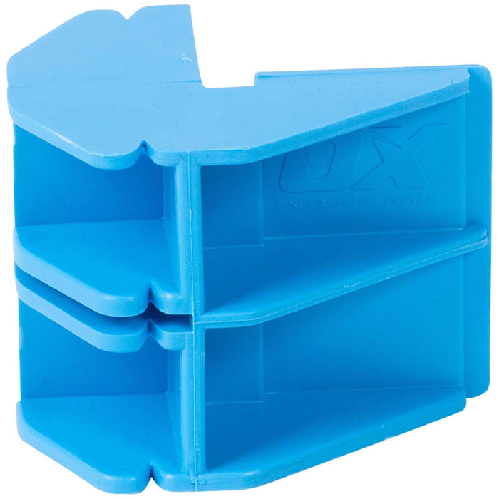 OX Professional Rubberised Plastic Line Block - Pair (2)