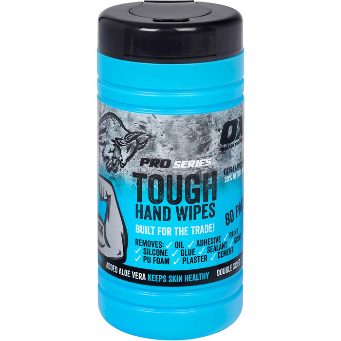 OX Tough Hand Wipes - 80 Sheets OX-P350580