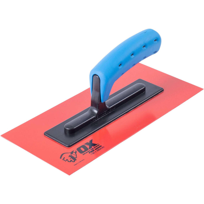 OX Professional 280 x 130mm Red Plastic Trowel