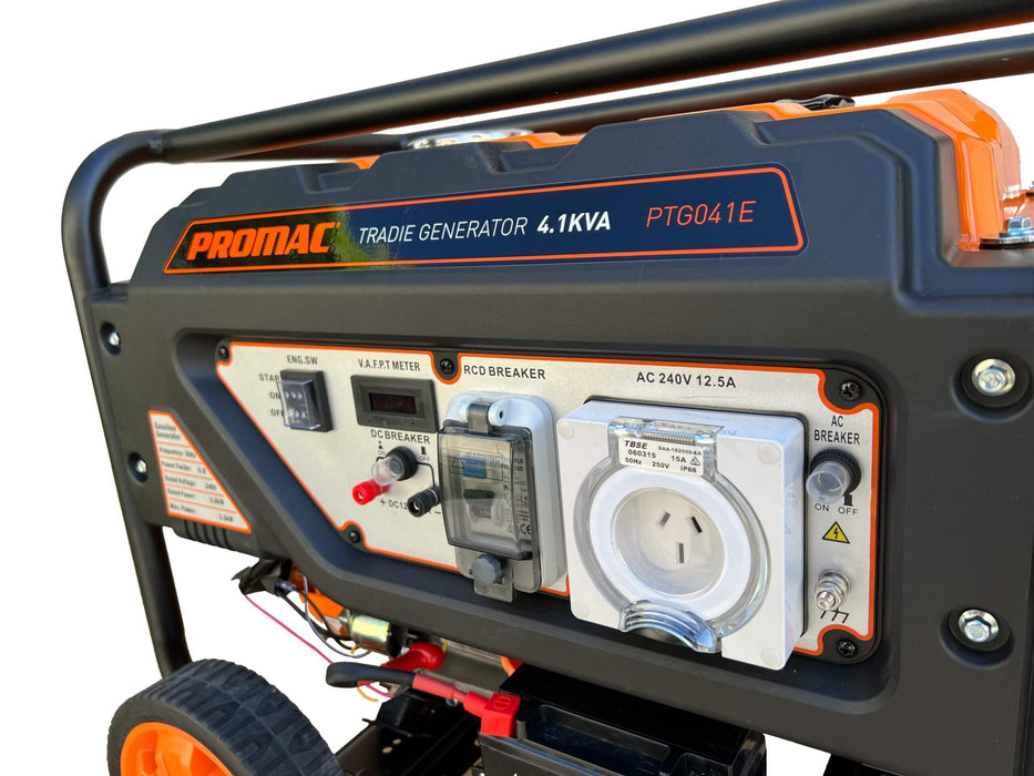 Promac 4.1KVA, 223CC Macht Engine Tradie Generator PTG041E