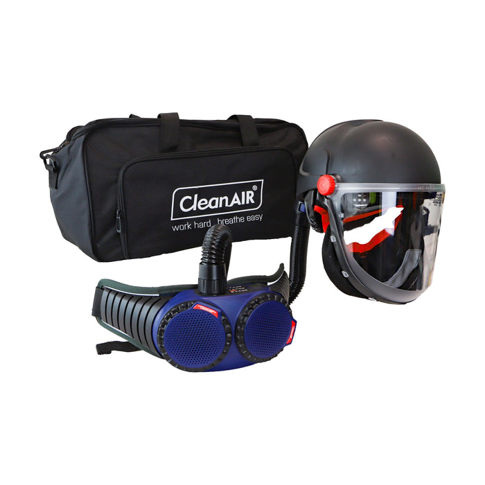 Maxisafe CleanAIR CA-40G Hard Hat with Cylindrical Visor & AerGO PAPR Kit