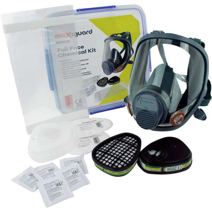 Maxisafe Maxiguard Respirator Large Full Face Mask R690CK-L