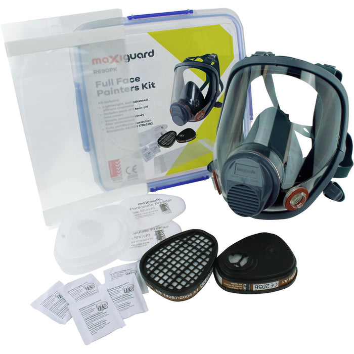 Maxisafe Maxiguard Respirator Medium Full Face Mask R680PK-M