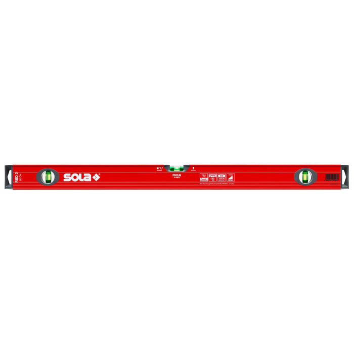 SOLA Red 3 Box Profile Spirit Levels