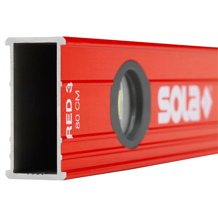 SOLA Red 3 Box Profile Spirit Levels