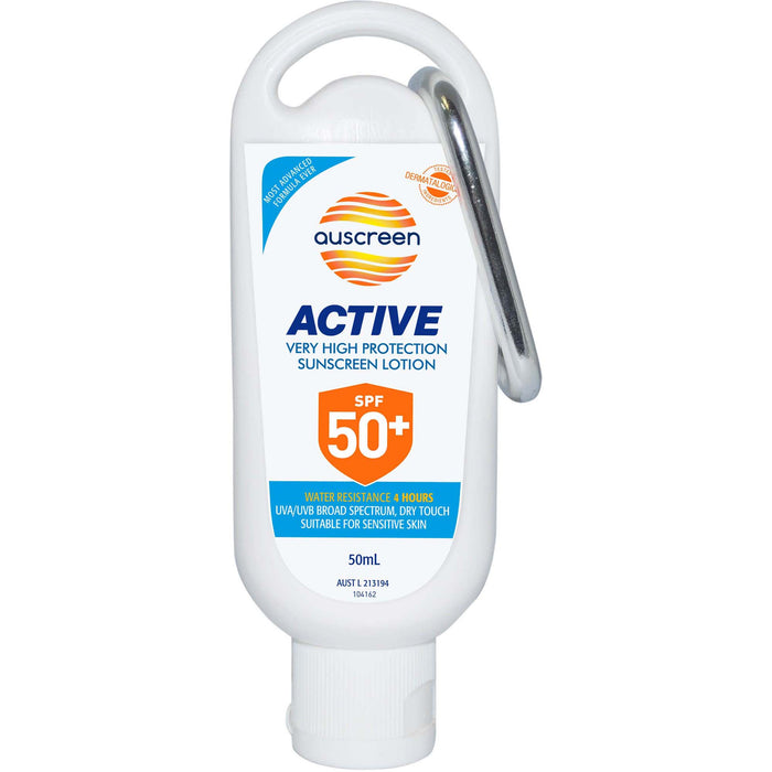 Maxisafe SPF 50+ Sunscreen  50 ml with Carabiner SMB659-50